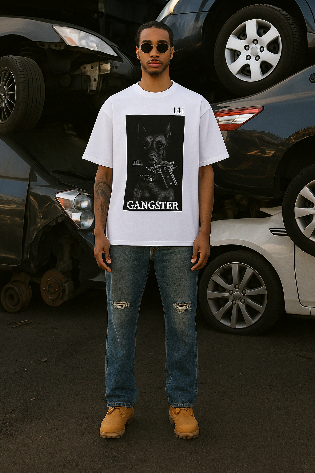 141 Gangster T-Shirt – Men Edition 141 Clothing
