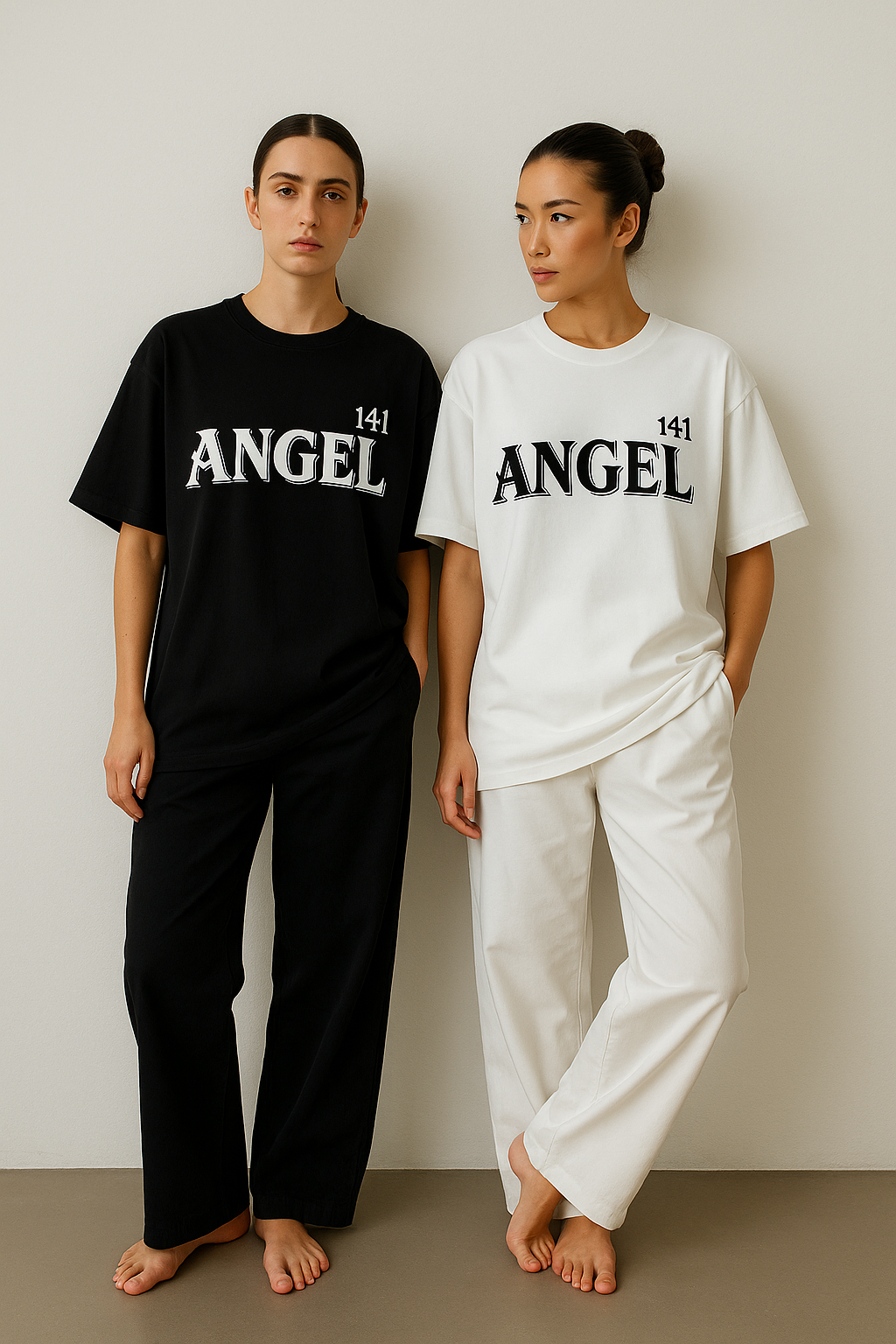 141 – Angel Women’s Black T-Shirt