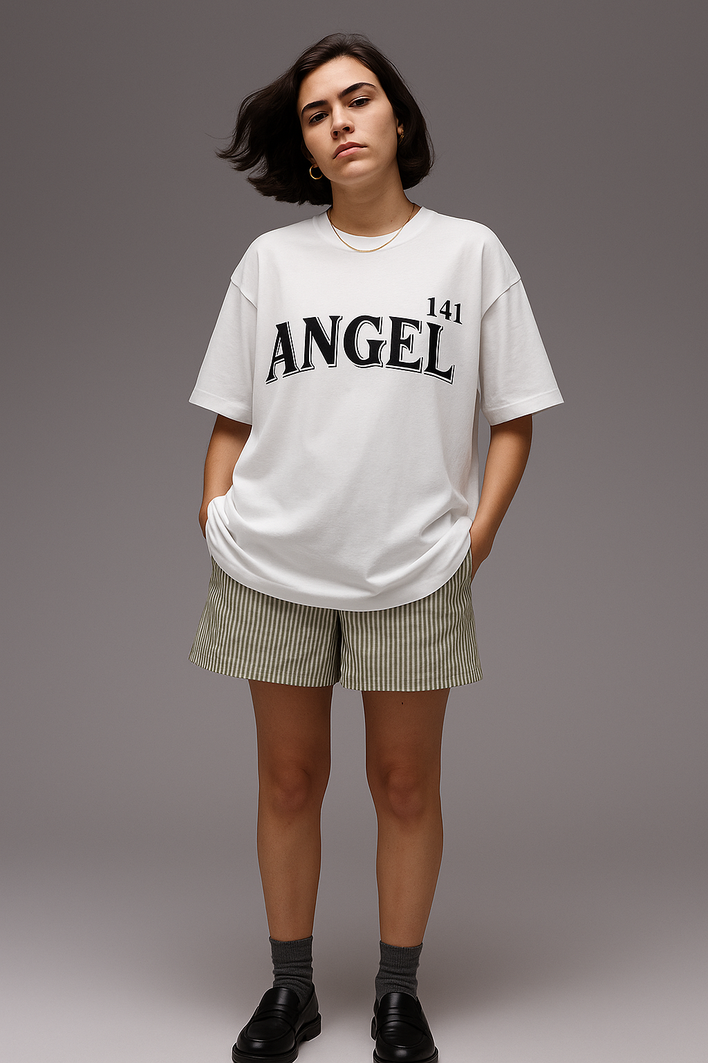 141 – Angel Women’s White T-Shirt