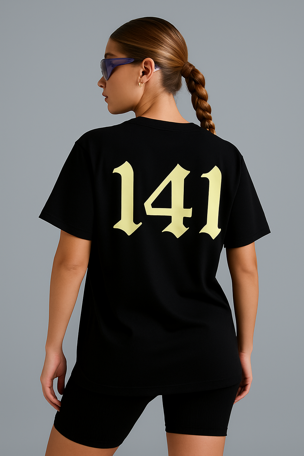 141 – I Don’t Care Women’s Black T-Shirt