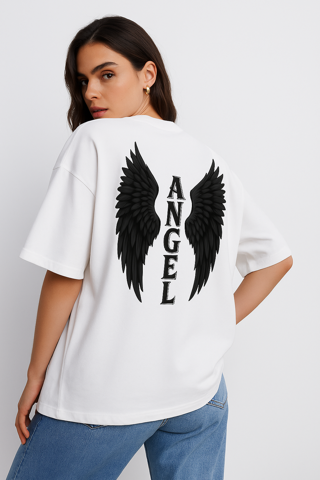 141 – Angel Women’s White T-Shirt