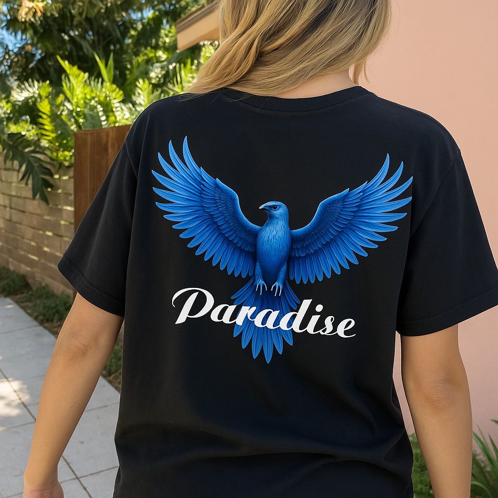 141 - Paradise T-Shirt Black Female Edition